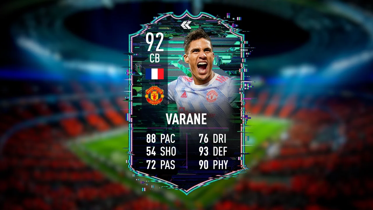 FIFA 22 Ultimate Team Flashback Varane SBC OP