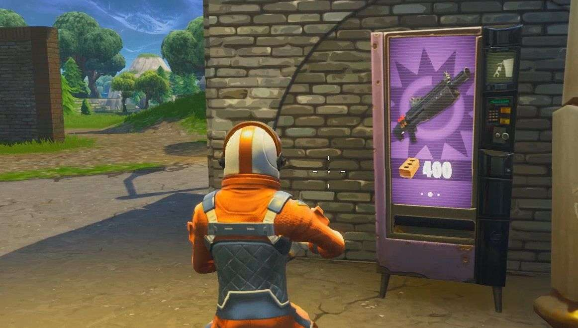 Vending machine fortnite og