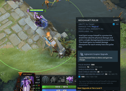 Void spirit resonant pulse dota 2