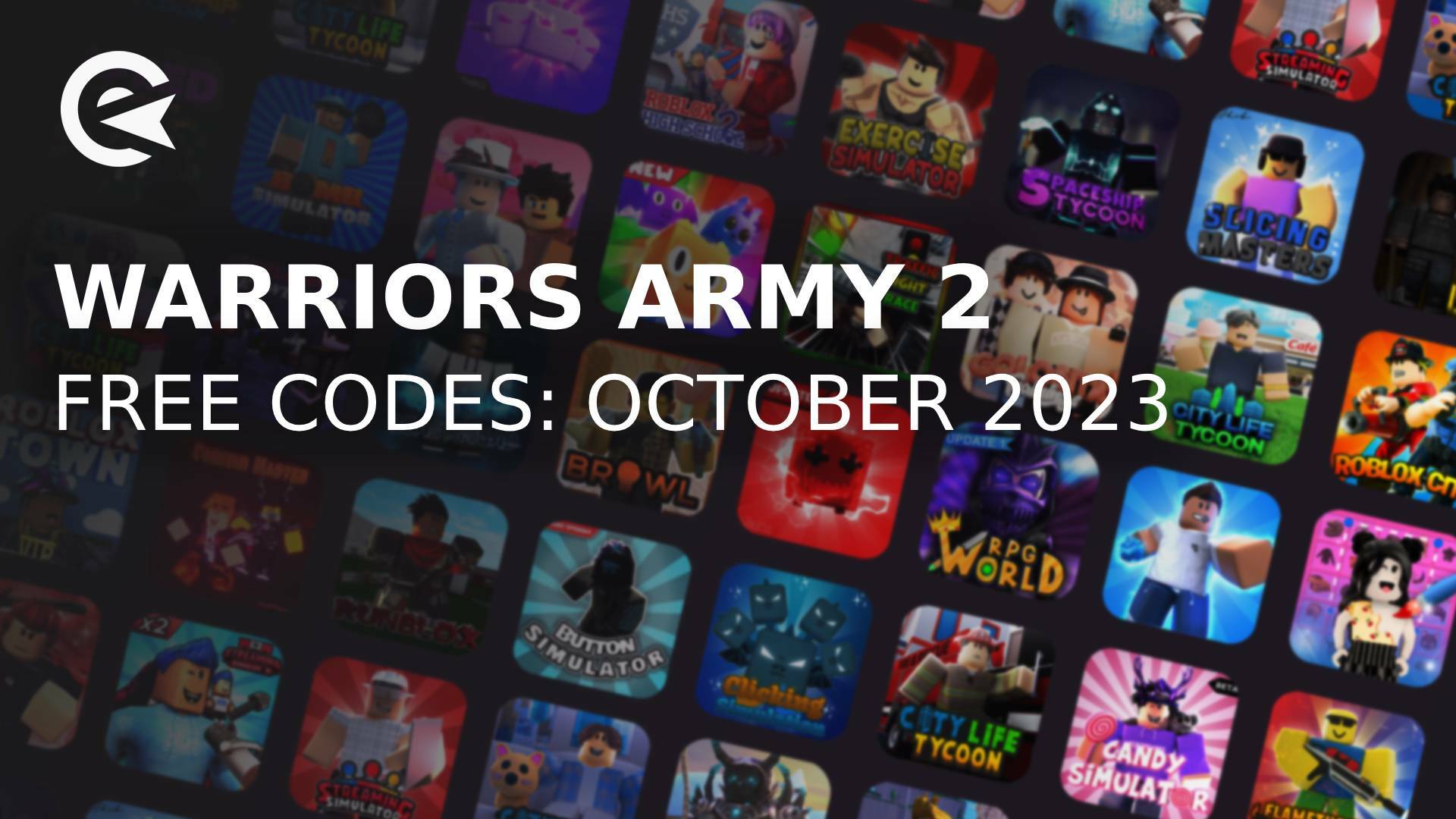 warriors army 2 codes october 2023