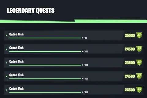 Week 9 legendary quests