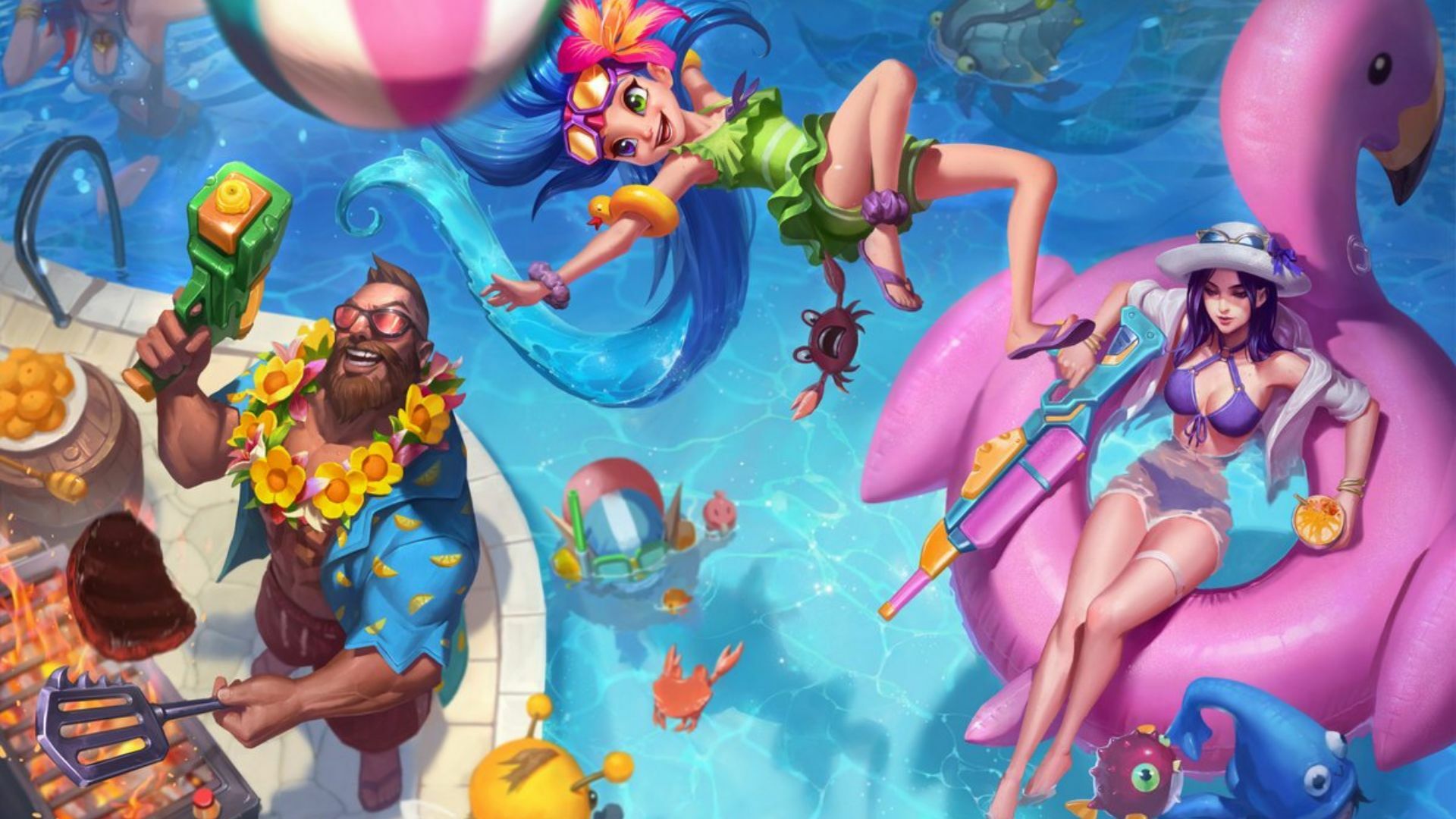 Wild rift pool party 5