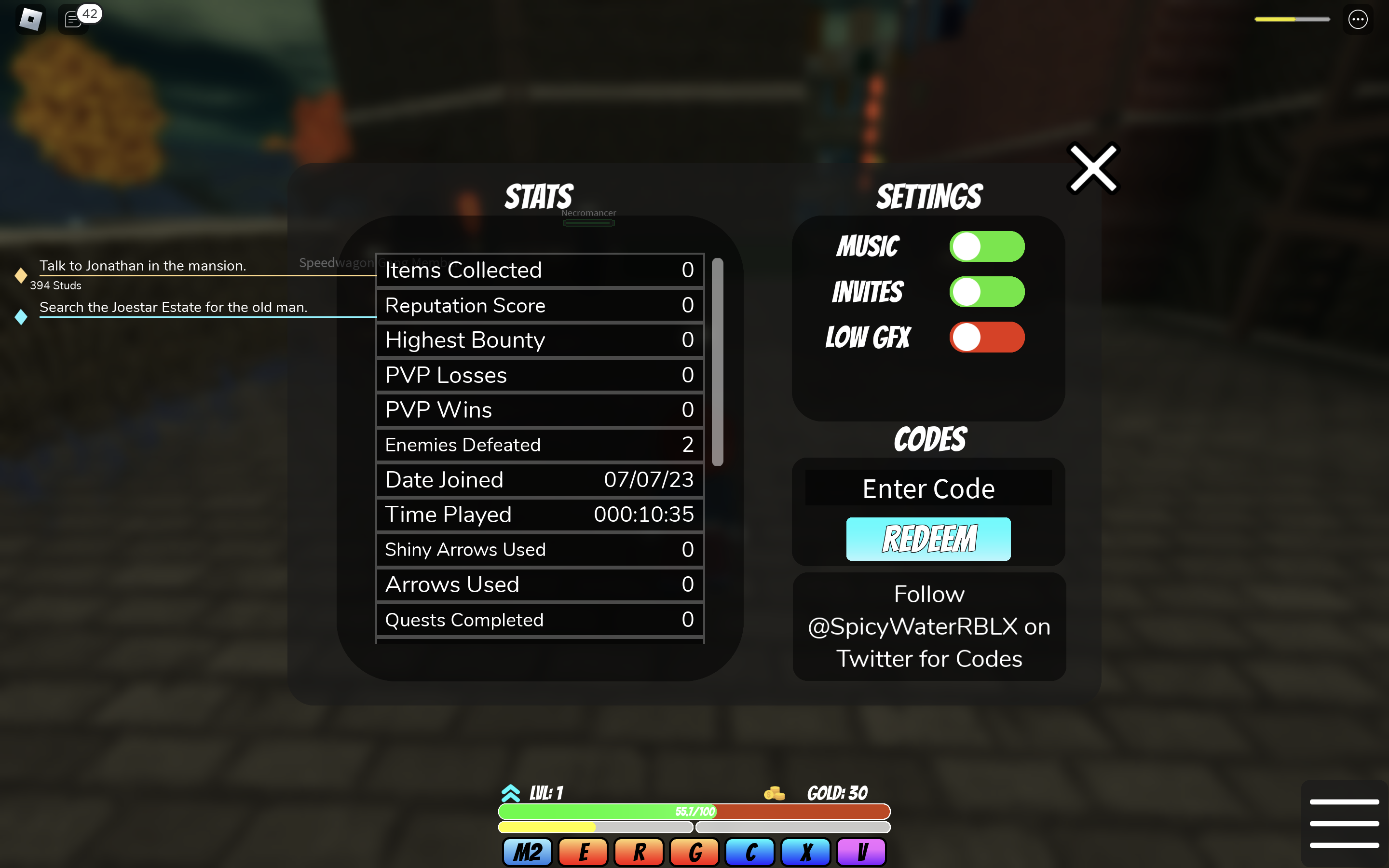 World of stands redeem codes