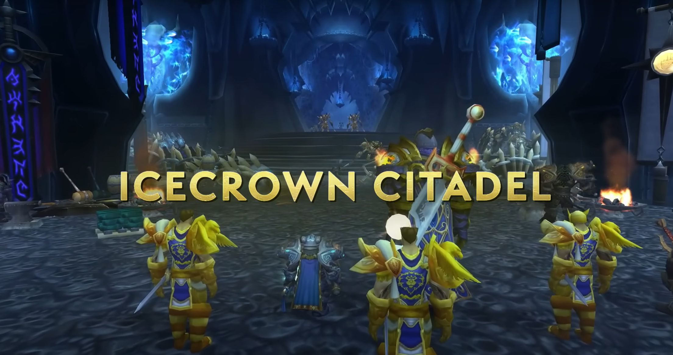 Lobby principal de Icecrown Citadel de World of Warcraft