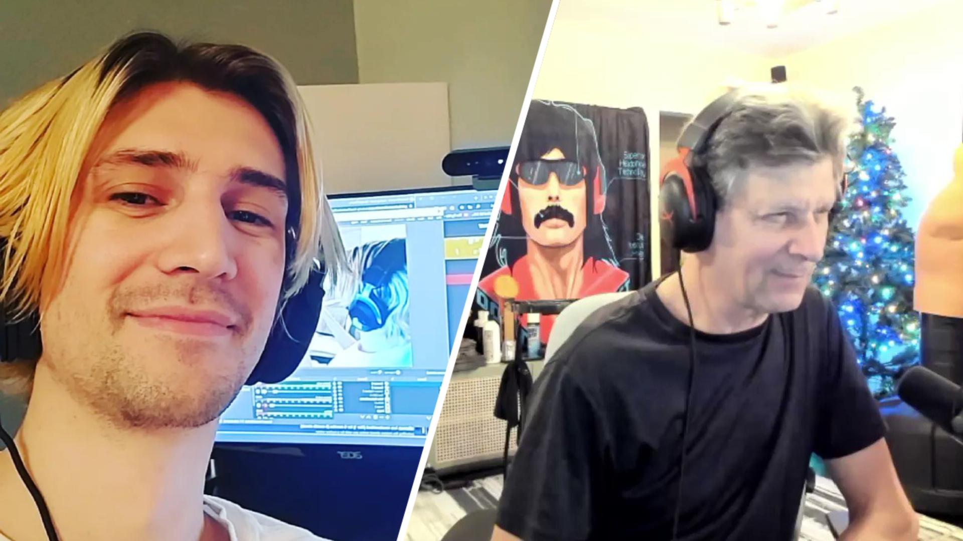 Streamer xQc and his dad