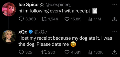 X Qc thirsty