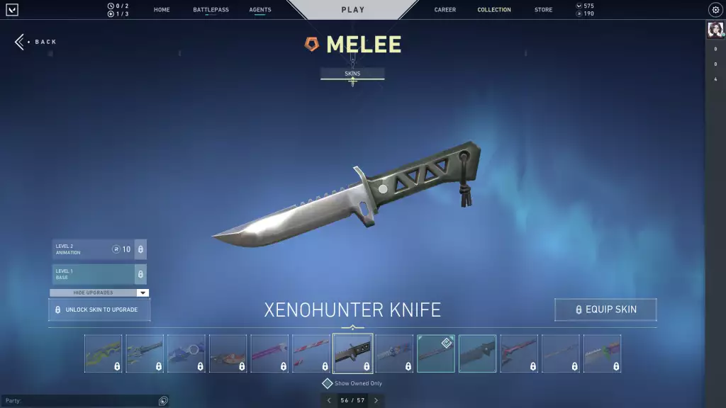 Xenohunter melee