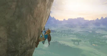 Zelda botw climbing
