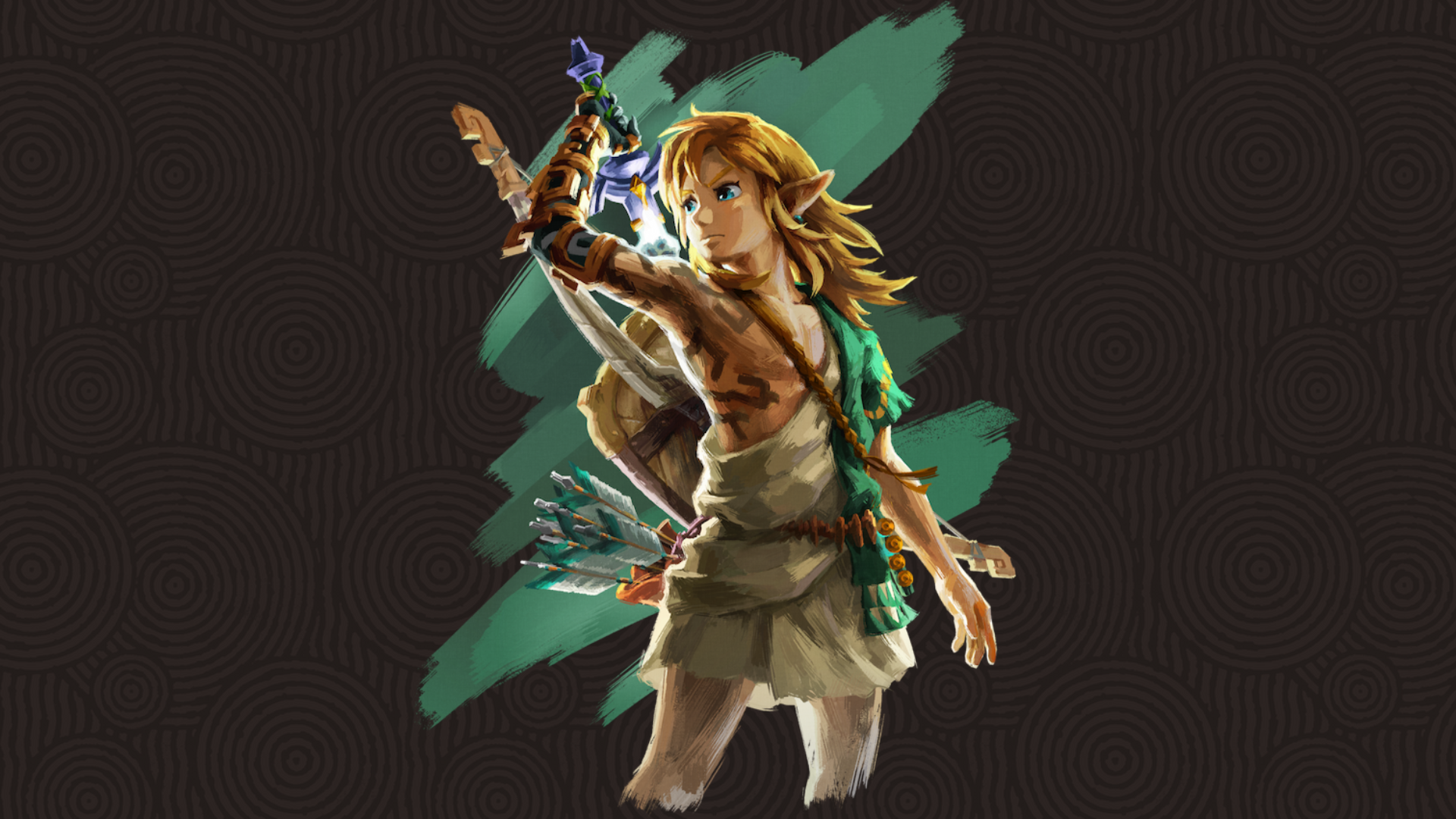 Zelda Tears of the Kingdom Link artwork