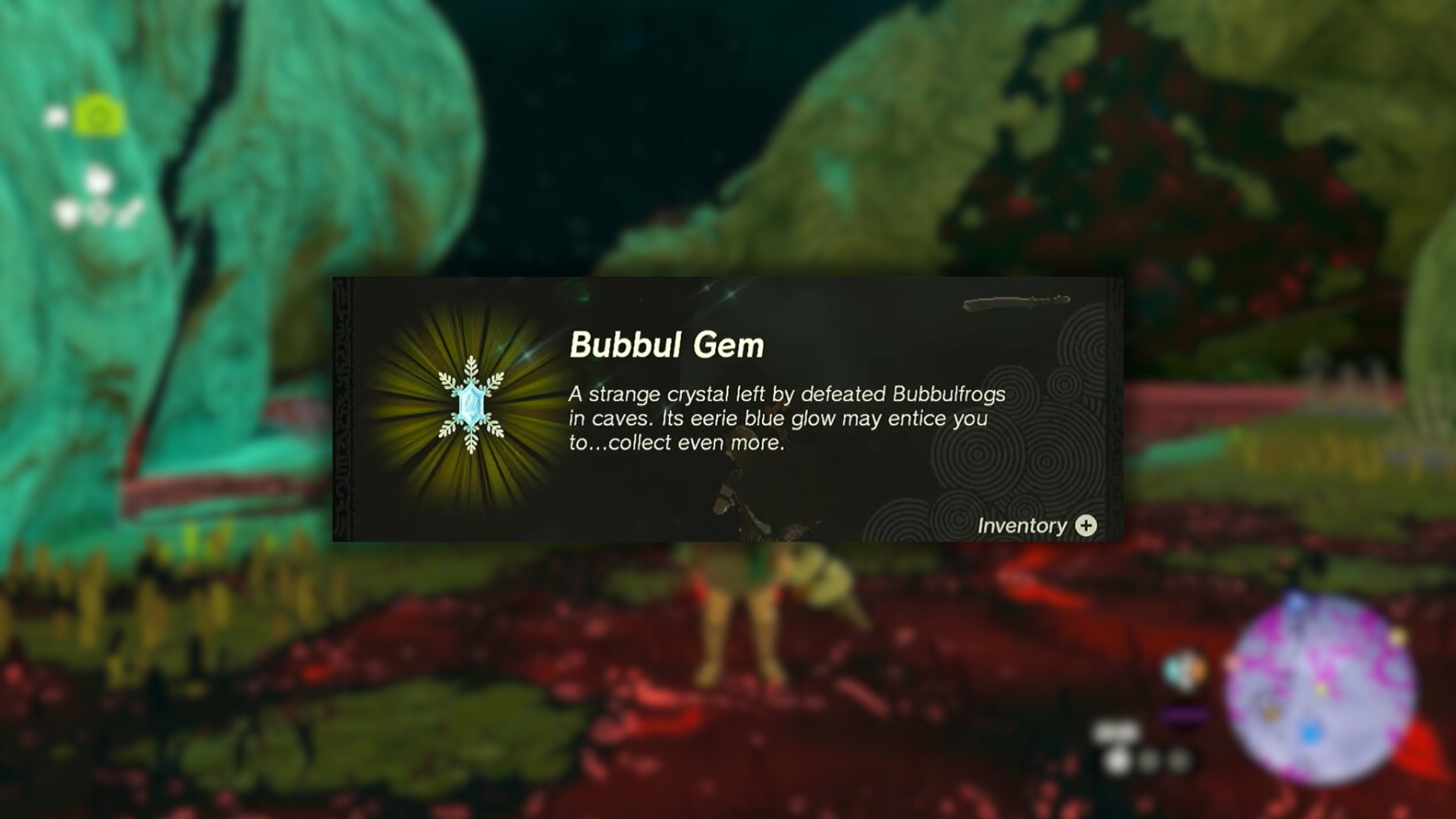 Gemas Bubbul de Zelda: Tears of the Kingdom