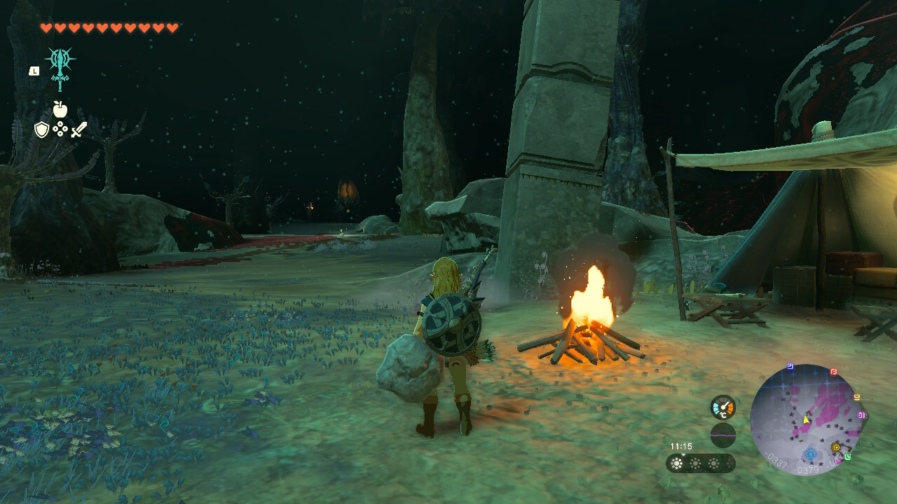 Zelda Tears of the Kingdom Campfire Robbie