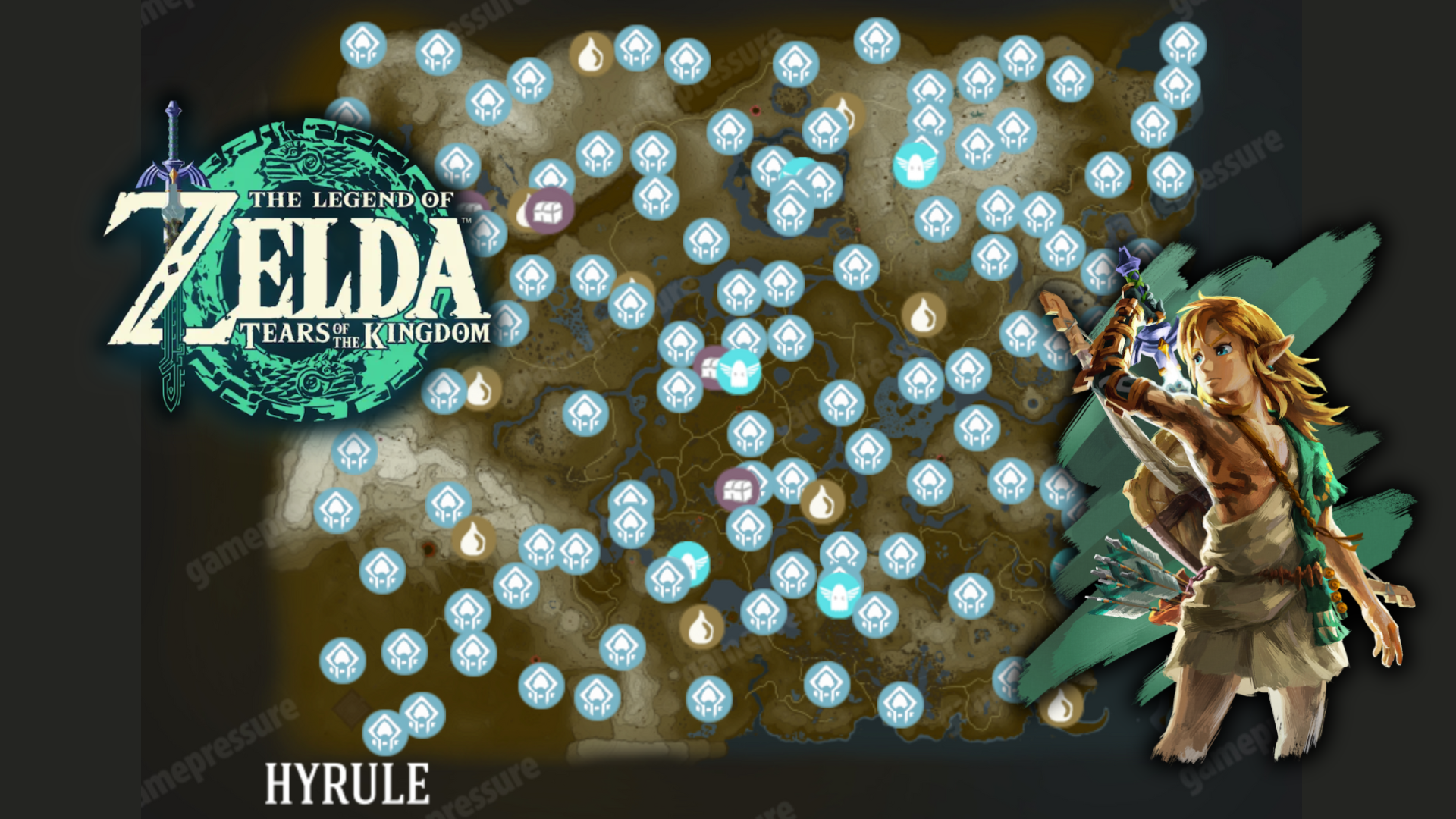 Zelda Tears of the Kingdom Interactive Map