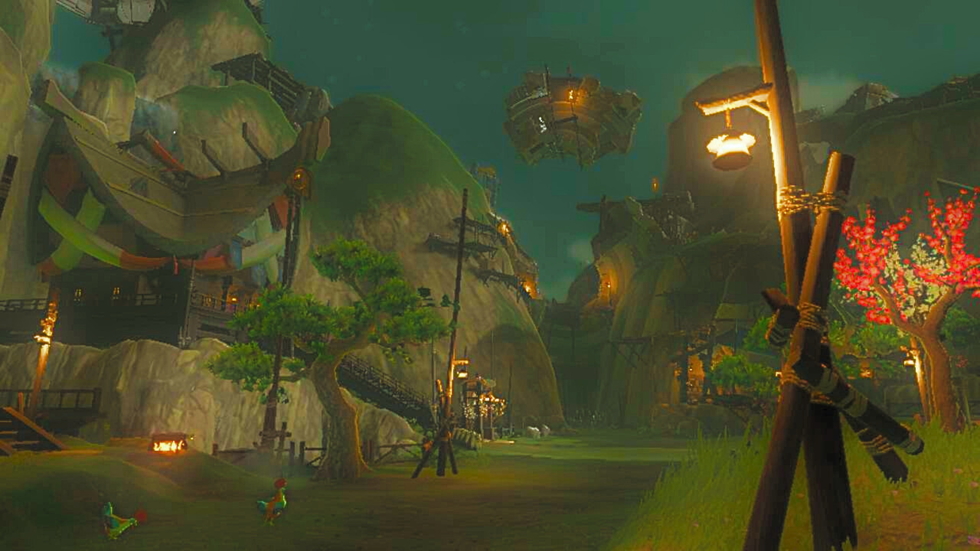 Ruinas del Anillo en Zelda: Lágrimas del Reino en Kakariko