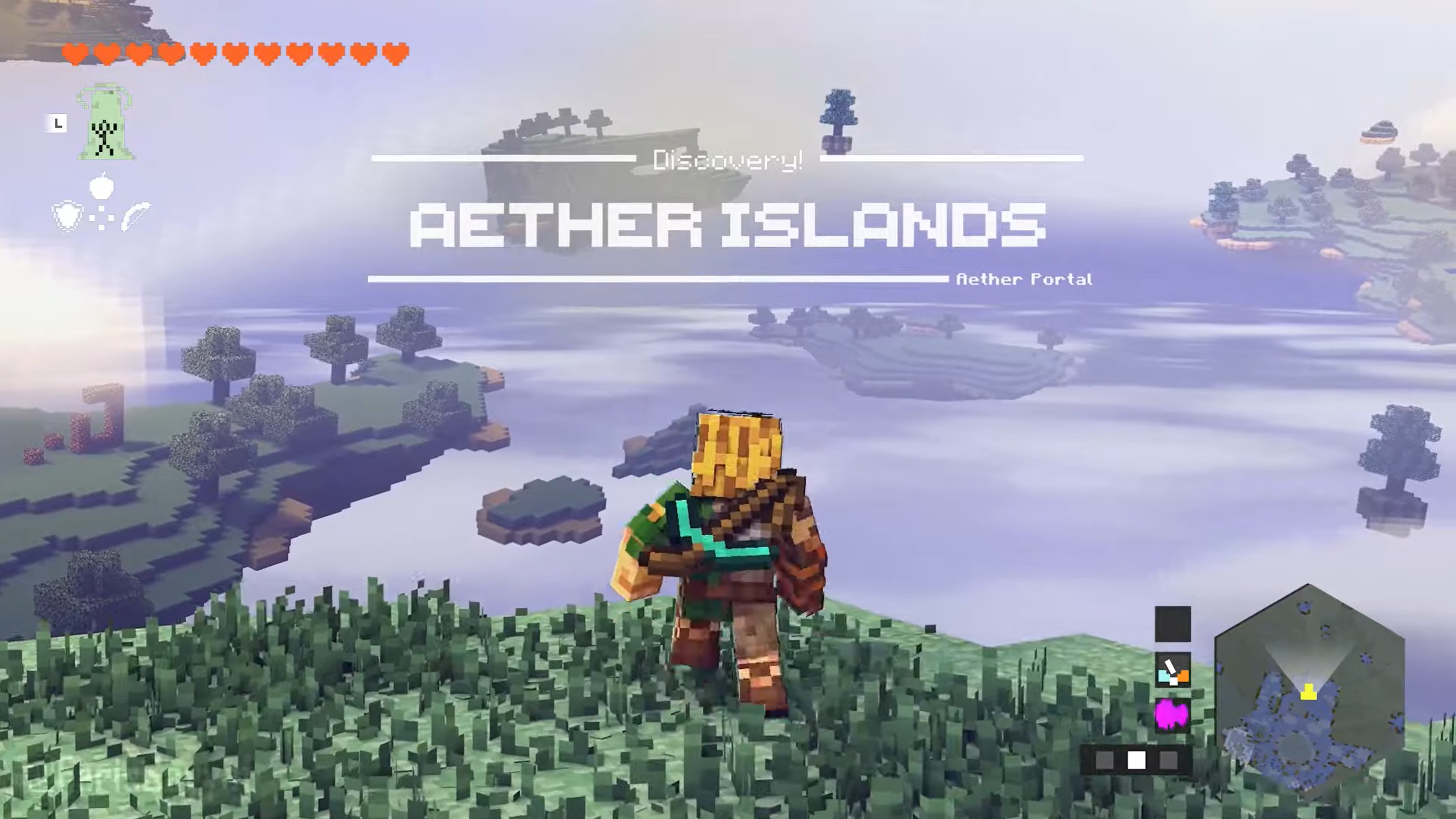 Zelda totk minecraft 1