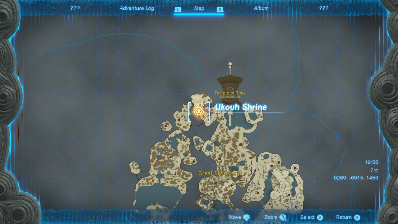 Zelda Tears of the Kingdom Ukouh Shrine Location