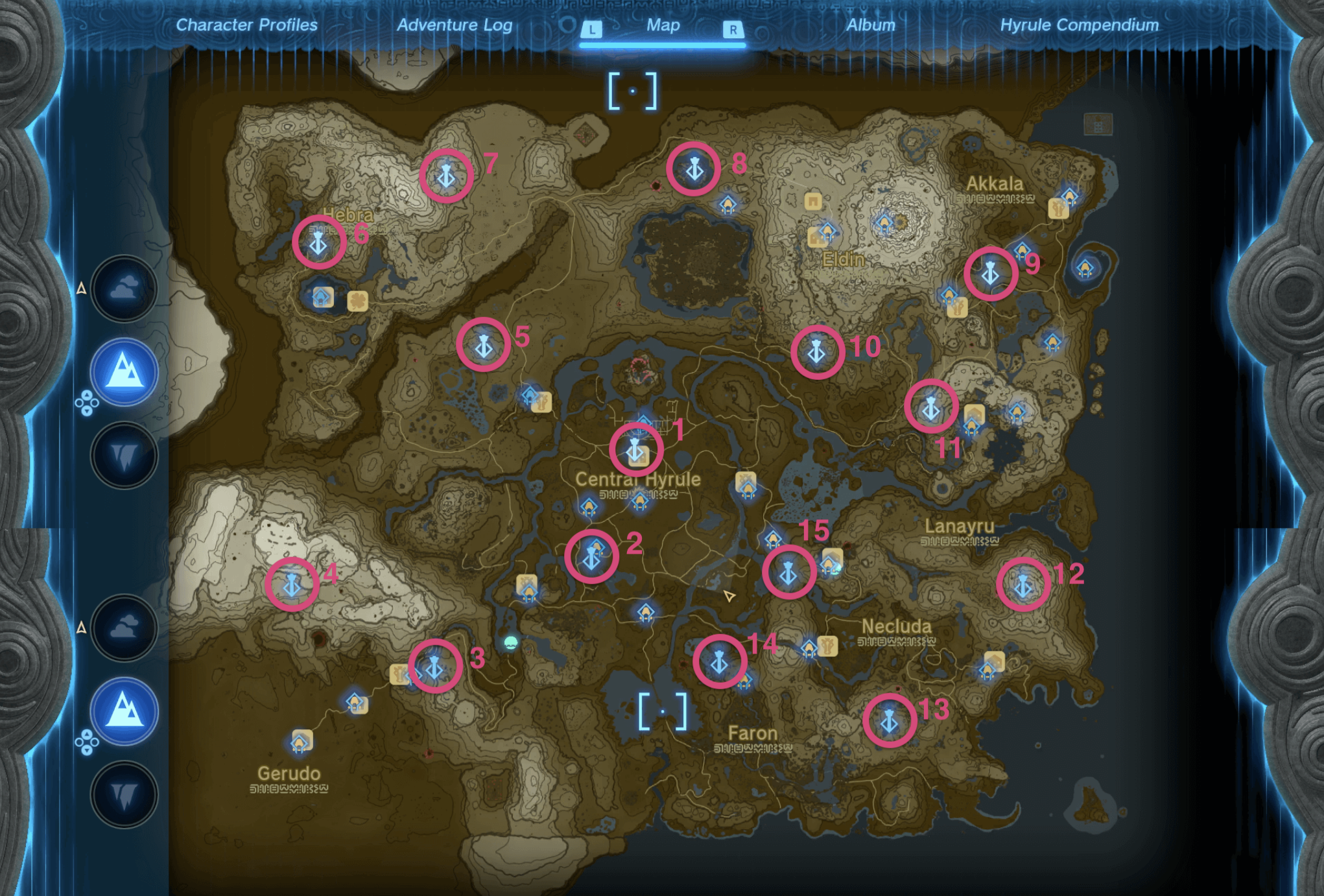 Zelda Tears of the Kingdom: All Skyview Tower Locations.