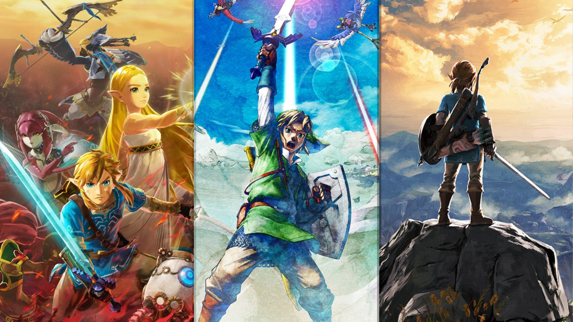 Zelda Hyrule Warriors, Breath of the Wild, Skyward Sword