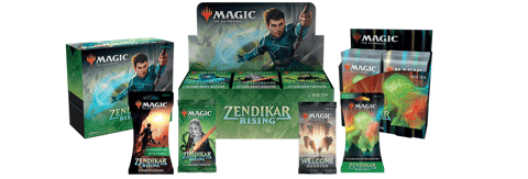 Zendikar rising will have 4 types of boosters