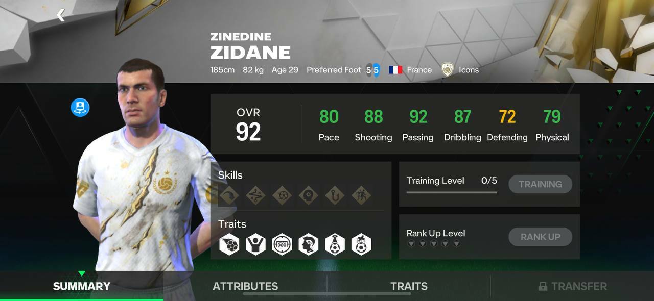 zidane Icon Journey Rewards