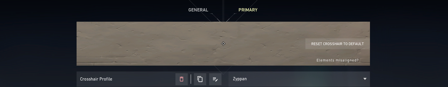 Zyppan crosshair